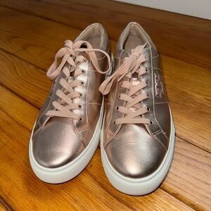 Tory Burch Rose Gold Sneakers